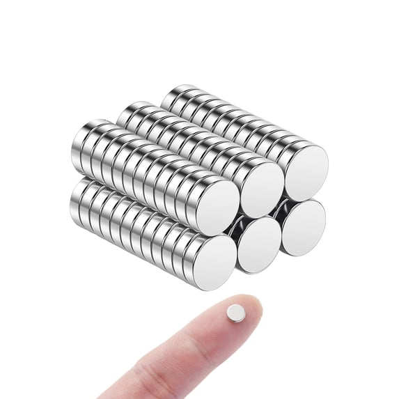 VEVOR Rare Earth Magnets, 100 Pcs Strong Round Small Neodymium Magnets Disc with Transparent Storage Box, for Whiteboard, Refrigerator, Cabinet, Dry Erase Board, Home, Kitchen, Office, School