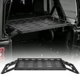 thumbnail image 1 of VEVOR Rear Trunk Cargo Rack, for 2007-2024 Jeep Wrangler JK, 300 lbs Capacity, Carbon Steel Basket Tray Interior Storage Luggage Carrier with Net, Shelf Stand Organizer for Camping Trip Gear, Black, 1 of 9