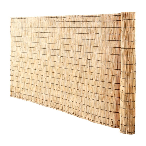 VEVOR Reed Fence - 16.4' x 5.5' Backyard Landscaping Privacy Blind Fencing Screen