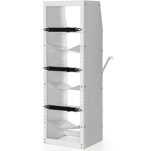 VEVOR Refrigerant Tank Rack, with 3 x 30-50lb Bottle Tanks, Cylinder Tank Rack 14.64x13.97x46.06 in, Refrigerant Cylinder Rack Gas Cylinder Racks and Holders for Freon, Gases, Oxygen, Nitrogen