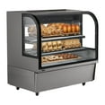 thumbnail image 1 of VEVOR Refrigerated Display Case, 18 Cu.Ft./505L Large Pastry Display Case, 2-Tier Commercial Display Refrigerator with LED Lighting, Downdraft Cooling, Movable with Casters, for Bakery, 1 of 9
