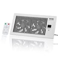 thumbnail image 1 of VEVOR Register Booster Fan, Quiet Vent Booster Fan Fits 6 x 12 inch Holes, with Remote Control and Thermostat Control, Adjustable Speed for Heating Cooling Smart Vent, White, 1 of 9