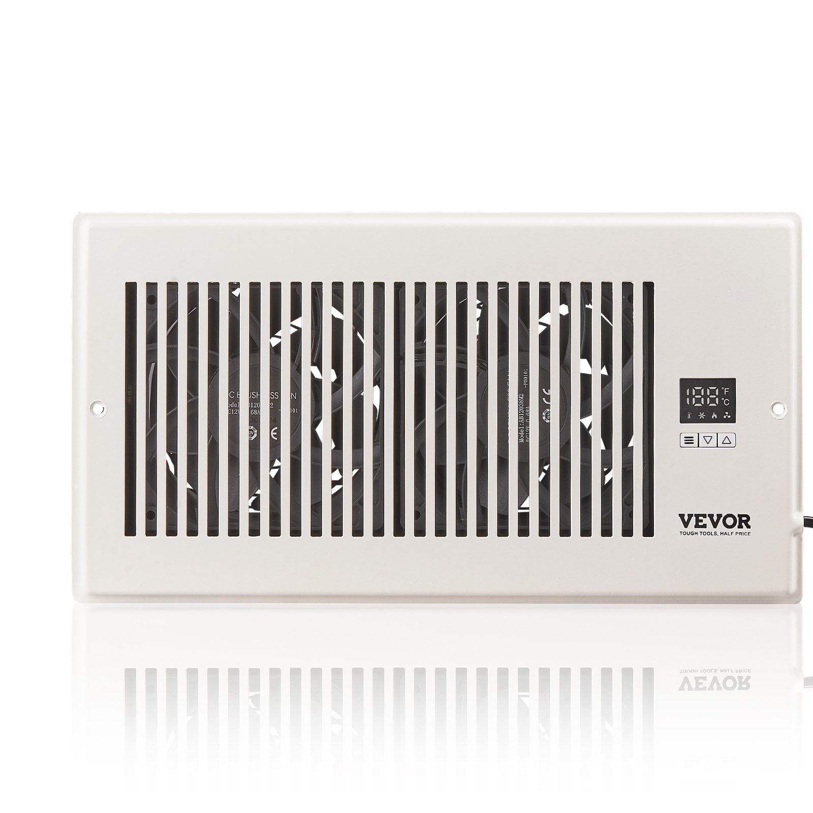 VEVOR Register Booster Fan, Quiet Vent Booster Fan Fits Register Holes