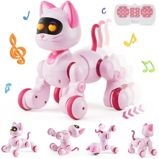 Toy Cat Robot With Sensors: Interactive Fun for Kids