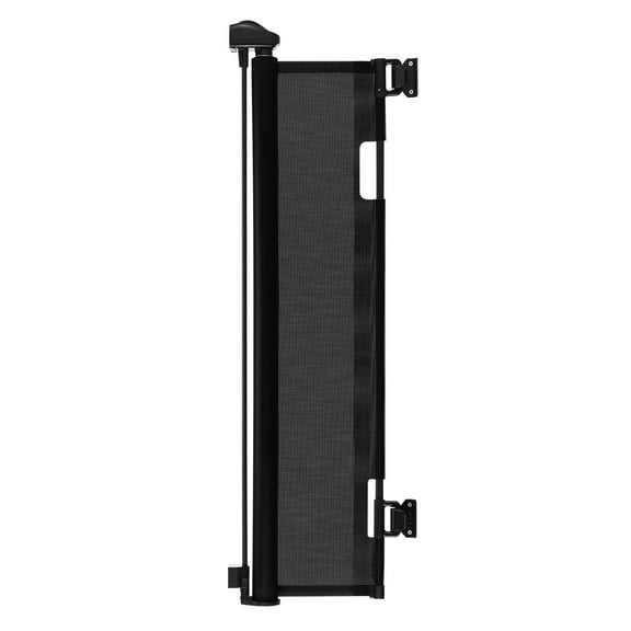 VEVOR Retractable Baby Gate, Extends to 72.8 inch Wide, 38.5 inch Tall, with Security Lock, Easy to Use, Walk Through Without Tripping, Mesh Dog Gate for Stairs, Hallways, Indoor/Outdoor, Black