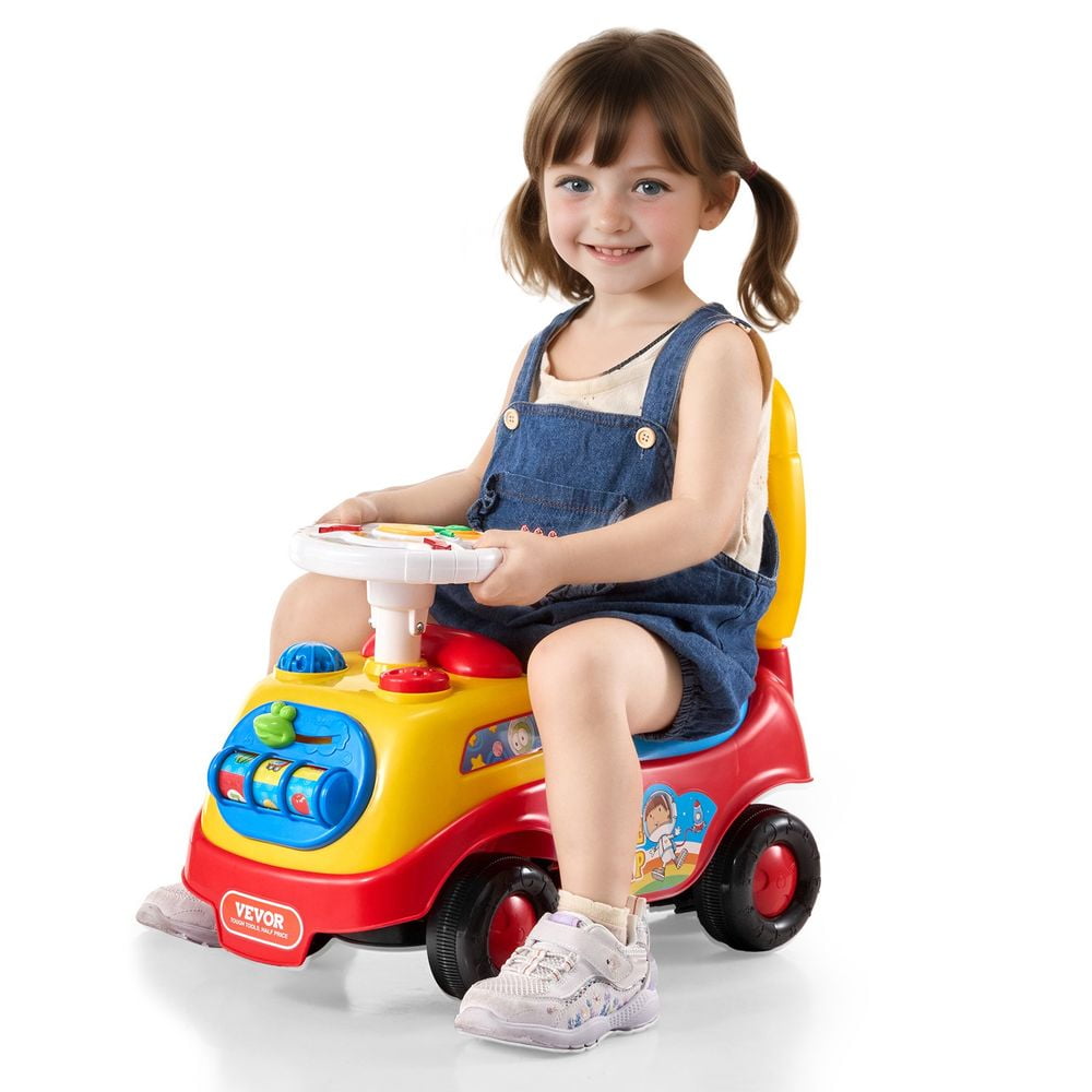 Toy Car Rider VEVOR Ride On Push Car for Toddlers, Ages 1-3, Ride Racer, Sit to Stand ...