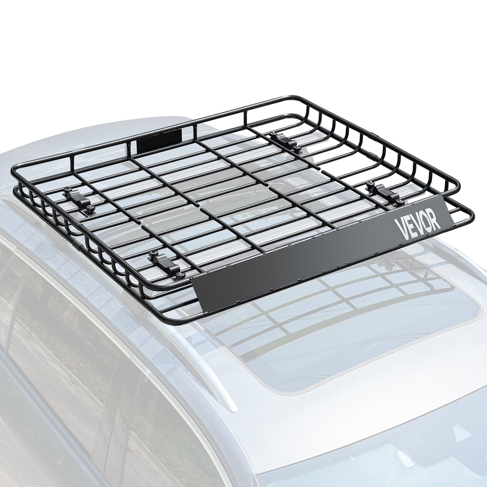 Roof Top Cargo Carrier Universal Basket In Car Top
