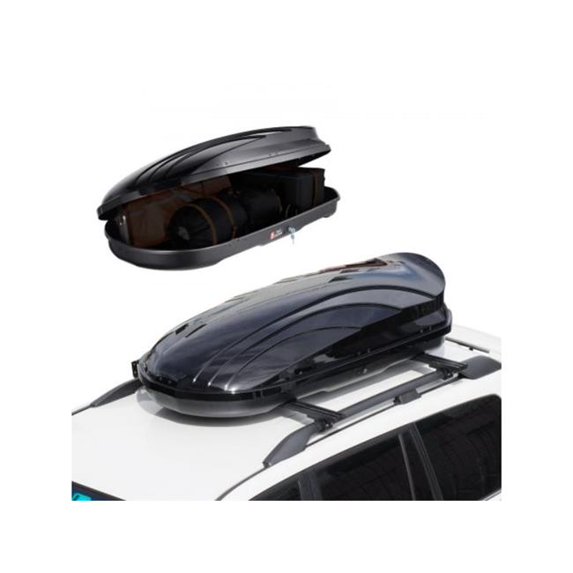 Vevor CDXLXHS11LFYIFFORV0 11 cu. ft. Rooftop Cargo Carrier Luggage Storage Box ABS for SUVs Cars