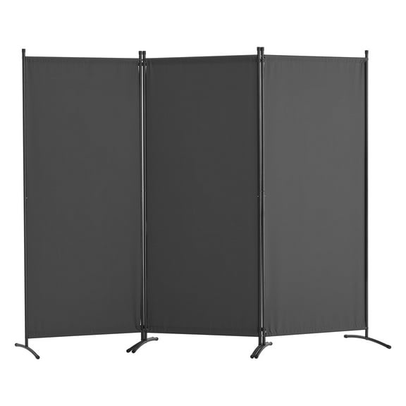 VEVOR Room Divider, 3 Panel Room Dividers and Folding Privacy Screens, Fabric Partition Room Dividers for Office, Bedroom, Dining Room, Study, Freestanding, Gray