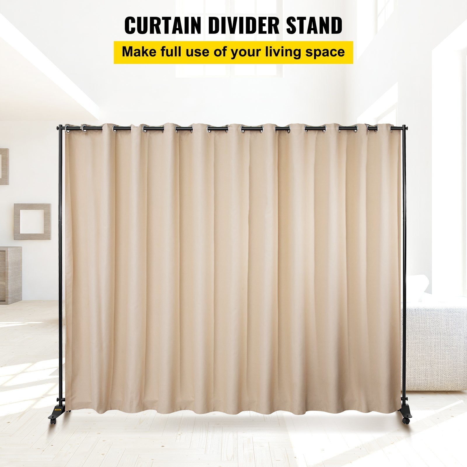 VEVOR Room Divider, Room Dividers and Folding Privacy Screens, Fabric ...