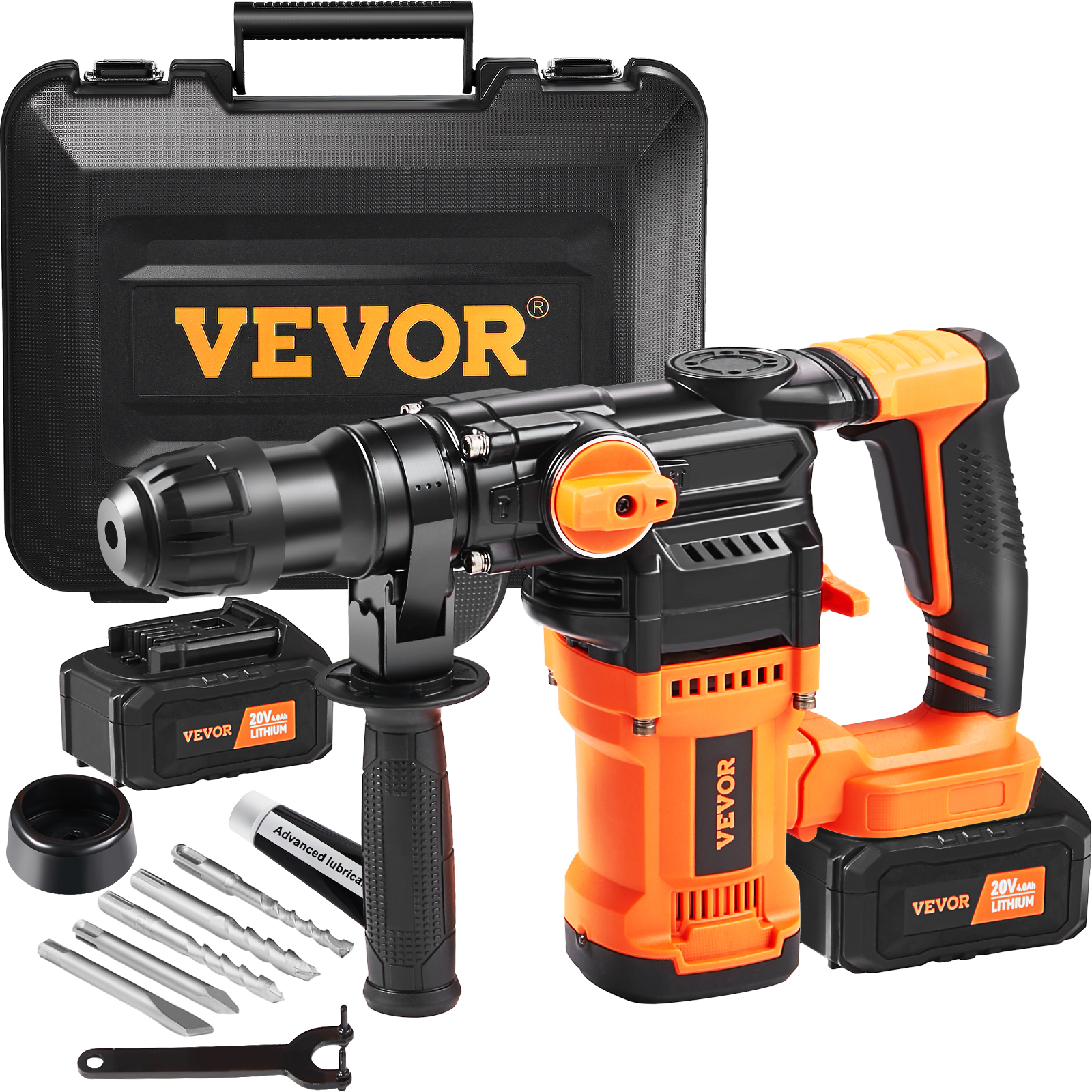VEVOR 11/4inch SDSPlus Rotary Hammer Drill, 13 Amp Corded Drills