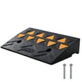 thumbnail image 1 of VEVOR Rubber Curb Ramp 1or2 Pack Rise Height Heavy-Duty 33069 lbs/15 T Capacity Threshold Ramps 19.7''x11.8''x4.25'', 1 of 5