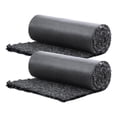 thumbnail image 1 of VEVOR Rubber Mulch for Landscaping, 2 Rolls Recycled Rubber Mulch Mat 96 x 22 in, Permanent Rubber Pathway, Natural-Looking Black Mulch Garden Edging for Plants, Vegetables & Flower Garden Barrier, 1 of 9