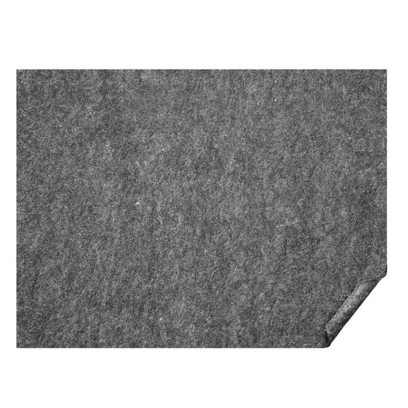 VEVOR Rug Pad Without Slip Resistance, Protective Cushioning Carpet Pad 9' x 12', 1/2"Thick, 100% Pure Polyester Felt, 10-11 Premium Comfort Underfoot Carpet Padding Rug Cushion for All Floor, Gray