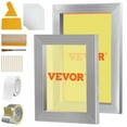 thumbnail image 1 of VEVOR Screen Printing Kit, 2 Pieces Aluminum Silk Screen Printing Frames 8x10/10x14in 110 Count Mesh, 2 Tapes and Screen Printing Squeegees and Transparency Films for T-shirts DIY Printing, 1 of 9