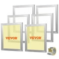 thumbnail image 1 of VEVOR Screen Printing Kit, 6 Pieces Aluminum Silk Screen Printing Frames, 18x20inch Silk Screen Printing Frame with 160 Count Mesh, High Tension Nylon Mesh and Sealing Tape for T-shirts DIY Printing, 1 of 9