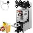 thumbnail image 1 of VEVOR Semi-automatic Cup Sealing Machine 300-500 Cup/h, Tea Cup Sealer Machine 90/95mm, Silver Boba Cup Sealer Machine, Cup Diameter Boba Cup Sealing Machine with Control Panel for Bubble Milk Tea, 1 of 9