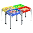 thumbnail image 1 of VEVOR Sensory Table for Toddlers, Kids 4-Station Sand and Water Adjustable Play Table with Detachable Storage Bins and Non-Slip Feet, Carbon Steel Frame, Rounded Corners, for Boys and Girls Exploring, 1 of 9