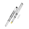 thumbnail image 1 of VEVOR Set of 2 Drawer Rails, Sizes Ranging from 16 to 60 inches, 250 lbs Weight Limit, Lockable Drawer Rails, Ball Bearing Side Mount Drawer Slide Rail, 1 of 9