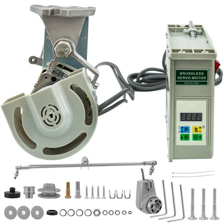 VEVOR Sewing Machine Servo Motor, 550W 110V 4500 Rpm Brushless Servo Motor with Needle Positioner Energy Saving