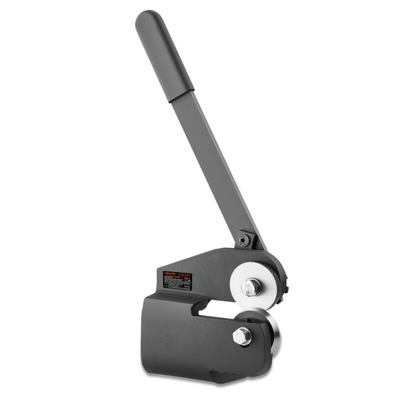 VEVOR Sheet Metal Shear, Throatless Rotary Hand Shear, 16 Gauge Mild Steel Sheet Cutter with 0.06 in Capacity, with Solid Construction, Mounting Type, for Cutting Steel, Copper, Rebar, and Aluminum