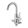 thumbnail image 1 of VEVOR Single Handle Sink Faucet, Kitchen Faucet Brushed Nickel Single Handle, Kitchen Water Faucets with Anti-Splash Aerator, Suitable for Bathroom, RV, Bar Sink, Public Restroom, High Arc Spout, 1 of 9