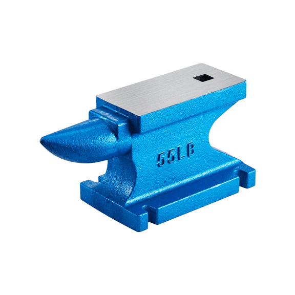 VEVOR Single Horn Anvil 55Lbs, Cast Iron Anvil Blacksmith Withstands Heavy Blows,Anvil Rugged Round Horn Anvil Blacksmith Jewelers Metalsmith Tool, for Sale Forge Tools and Equipment