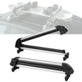 thumbnail image 1 of VEVOR Ski and Snowboard Roof Rack, 31.7-Inch Universal Ski Rack for Car Roof Fit Most Crossbars, Carry up to 6 Pairs of Skis or 4 Snowboards, Aluminum Snowboard Ski Rack with Lock & Rubber Padding, 1 of 9