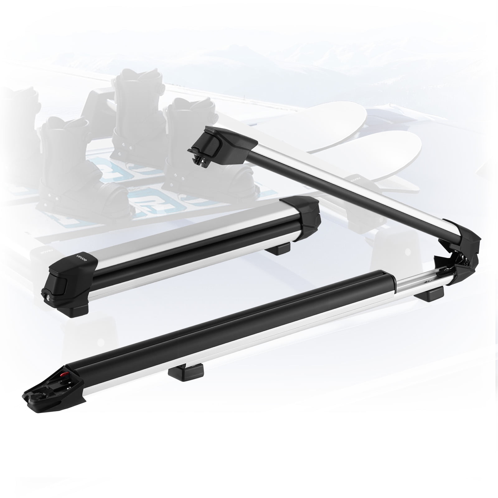fishing rod holder for top of car Roylvan 2 Pack Vehicle Integrated SKS (Same Key System ) locks included for added security Car Roof Mount Fishing Rod