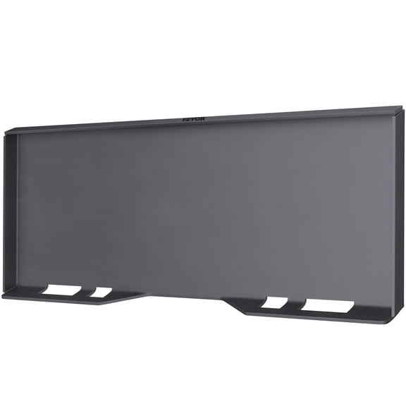 VEVOR Skid Steer Mount Plate Thick Skid Steer Attachment Plate Steel Quick Attachment Loader Plate with 3 Additional Welding Rods Easy to Weld or Bolt to Different Accessories (1/4")