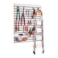 thumbnail image 1 of VEVOR Slat Wall Paneling,4 x 4 ft, MDF Garage Slatwall with Modular Design,White Slat Wall Easy-to-Install Adjustable Slatwall Panel with Coupling Structure & DIY Cutting,Fits for Storage & Display, 1 of 9