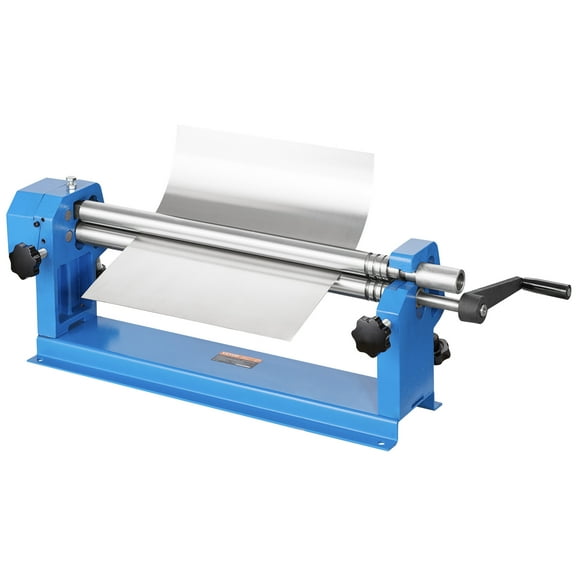 VEVOR Slip Roll Machine,24 inches Forming Width in 16 Gauge Capacity, Sheet Metal Slip Roller Rolling Bending Machine, with 2 Detachable Rollers for Low Carbon Steel Copper Sheet Aluminum Alloy Sheet