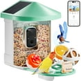 thumbnail image 1 of VEVOR Smart Bird Feeder with Camera, 2K HD AI Identify 10000+ Bird Species, Solar-Powered Bird Watching Camera with Auto Capture & Instant Notify, Wireless Outdoor Gift (3 Solar Panels), 1 of 9