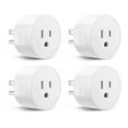 thumbnail image 1 of VEVOR Smart Plug, WiFi Smart Outlet Compatible with Alexa and Google Home, WiFi Plugs with Scheduling, App Control & Timer Function, 2.4GHz Wi-Fi Only, 15Amp, No Hub Required, White (4 Pack), 1 of 9