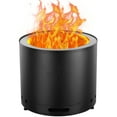 thumbnail image 1 of VEVOR Smokeless Fire Pit Stove Bonfire, H: 12.6 in x Dia: 15 in ,Wood Burning Fireplaces with Removable Ash Pan, SUS430 Stainless Steel inner Portable Outdoor Firepit, Ideal for Outdoor Patio Camping, 1 of 9