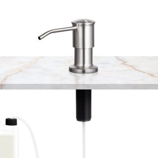VEVOR Soap Dispenser for Kitchen Sink, Stainless Steel Built in Sink Soap Dispenser with 47" Extension Tube Kit, Countertop Dish Soap-Dispenser with 360° Rotation Pump Head, for Kitchen Bathroom