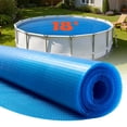 thumbnail image 1 of VEVOR Solar Pool Cover, 18 ft Round Pool Bubble Cover, 12 Mil Pools Solar Blanket with Bubble & PE Material, Daytime Heat Absorption, Nighttime Heat Retention, Heat Retaining Solars Covers, Blue, 1 of 9