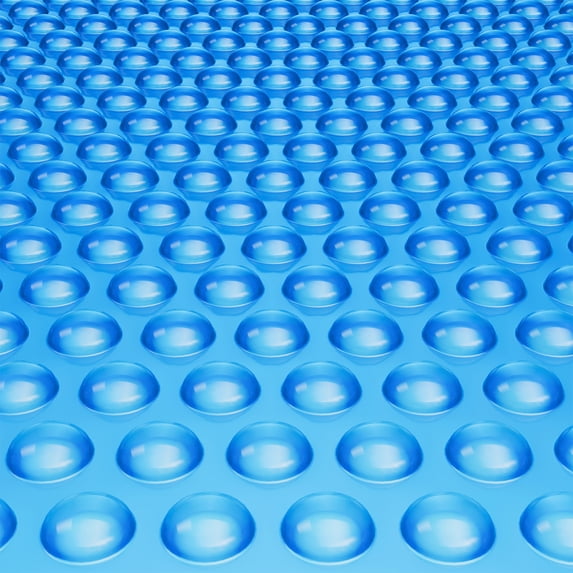 VEVOR Solar Pool Cover, 24 x 12 ft Rectangle Solar Blanket for Pools, Inground Above Ground Swimming Pool Solar Cover, 16 mil Solar Covers Blue