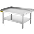 thumbnail image 1 of VEVOR Stainless Steel Equipment Grill Stand, 48 x 30 x 24 Inches Stainless Table, Grill Stand Table with Adjustable Storage Undershelf, Equipment Stand Grill Table for Hotel, Home, Restaurant Kitchen, 1 of 9