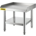 thumbnail image 1 of VEVOR Stainless Steel Equipment Grill Table Grill Stand Table with Adjustable Storage Undershelf 24*24*24 Inch, 1 of 5