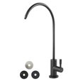 thumbnail image 1 of VEVOR Stainless Steel Faucet, Lead-Free Water Purifier Faucets, Reverse Osmosis Faucet with Solid Brass Valve, High Arch Drinking Water Faucets For Kitchen Sink, Bar Counter, Cafe Shop, Matte Black, 1 of 9