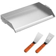 thumbnail image 1 of VEVOR Stainless Steel Griddle,36" x 22" Universal Flat Top Rectangular Plate, BBQ Charcoal/Gas Non-Stick Grill with 2 Handles and Grease Groove Grills for Camping, Tailgating and Parties, 1 of 8