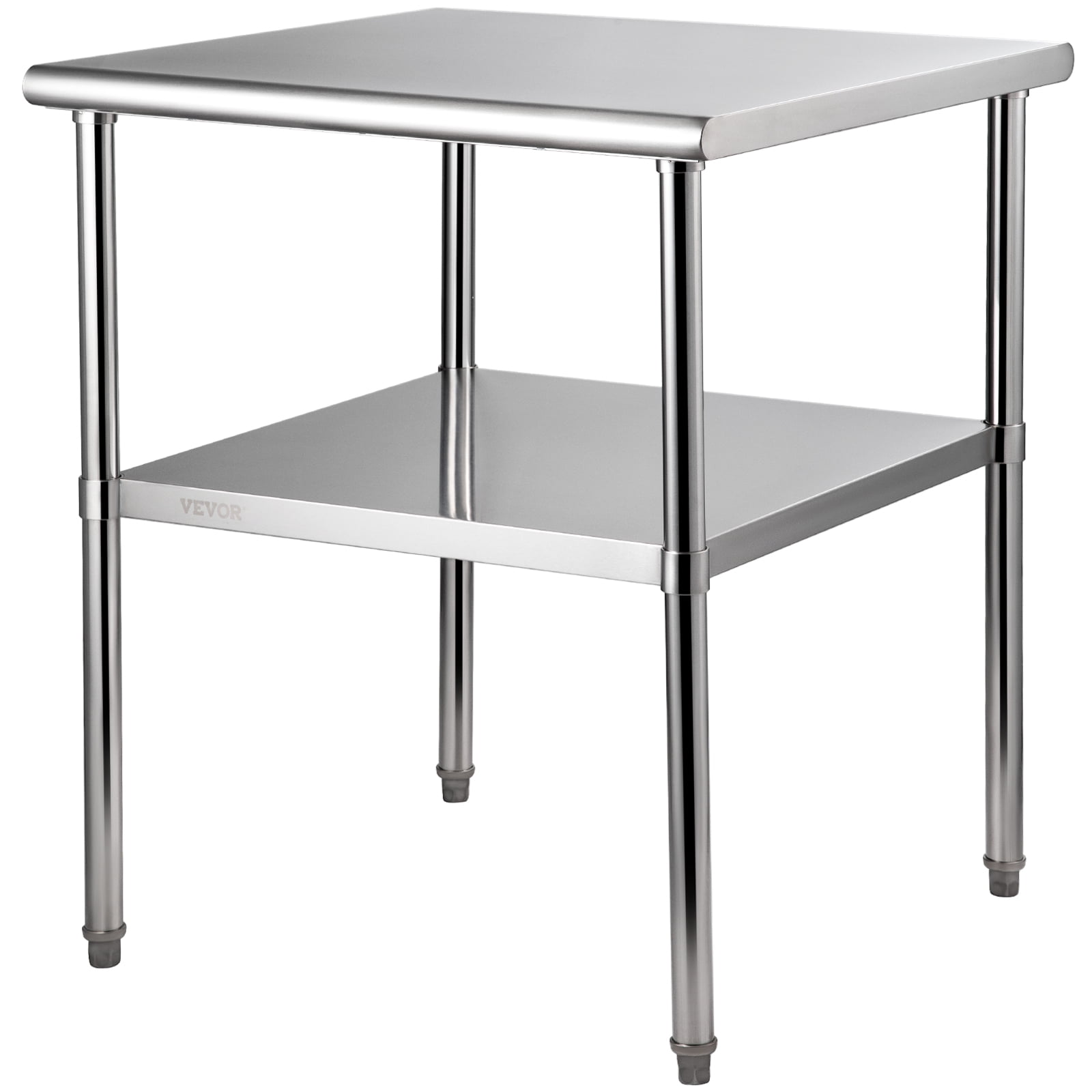 VEVOR Stainless Steel Kitchen Work Table,30x30x36'', Commercial Kitchen