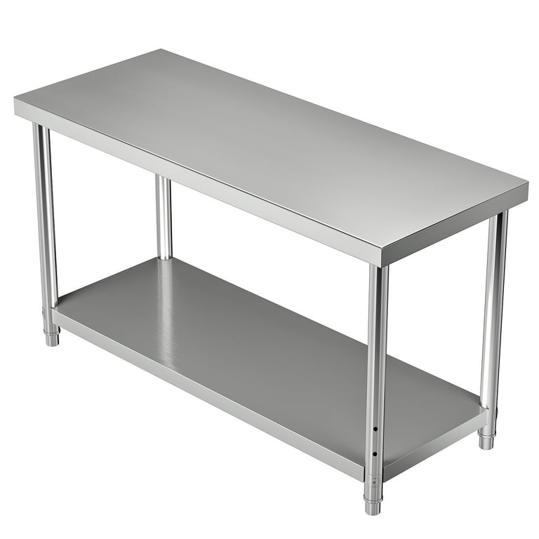 https://i5.walmartimages.com/seo/VEVOR-Stainless-Steel-Prep-Table-60-x-24-34-inch-550lbs-Load-Capacity-Heavy-Duty-Metal-Worktable-Adjustable-Undershelf-Commercial-Workstation-Kitchen_0cb34cd0-8689-4f60-9613-2c6294713c66.ea12431f379fcf0216c60376a1336d45.jpeg?odnHeight=768&odnWidth=768&odnBg=FFFFFF