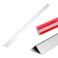 thumbnail image 1 of VEVOR Stainless Steel Wall Corner Protector, 1.5 x 1.5 x 48 inch, 10 Pack Metal Corner Guards, 304 Stainless Steel Edge Trim 90-Degree Angle for Home,Office,Commercial Wall Protection, with 3m Tape, 1 of 9