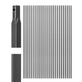 thumbnail image 1 of VEVOR Staircase Balusters 31 Pack, 44 Inch Durable Carbon Steel Stair Balusters, 0.5 Inch Indoor Square Metal Spindle Railing, Corrosion-Proof Hollow Deck Railing with Pre-Drilled Holes, Matte Black, 1 of 9