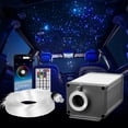 thumbnail image 1 of VEVOR Starlight Headliner Kit, 550 pcs 0.03 in 9.8 ft, 16W Twinkle Fiber Optic Star Ceiling Lights for Car, Bluetooth APP, Remote Control,Sound Activated, RGBW Light Engine,for Home Bed Room Decor, 1 of 9