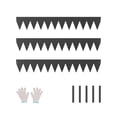thumbnail image 1 of VEVOR Steel Landscape Edging, 3 Packs 40 x 6 in Rust-Resistant Metal Landscape Edging, Bendable Garden Edging Border, Heavy Duty Lawn Edging, Easy-to-Install, Flower Bed Yard Pathway Divider Black, 1 of 9