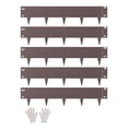 thumbnail image 1 of VEVOR Steel Landscape Edging, 5 Packs 39 x 5 in Rust-Resistant Metal Landscape Edging, Bendable Garden Edging Border, Heavy Duty Lawn Edging, Easy-to-Install, Flower Bed Yard Pathway Divider Brown, 1 of 9