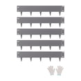 thumbnail image 1 of VEVOR Steel Landscape Edging, 5 Packs 39 x 5 in Rust-Resistant Metal Landscape Edging, Bendable Garden Edging Border,Heavy Duty Lawn Edging, Easy-to-Install,Flower Bed Yard Pathway Divider Dark Gray, 1 of 9